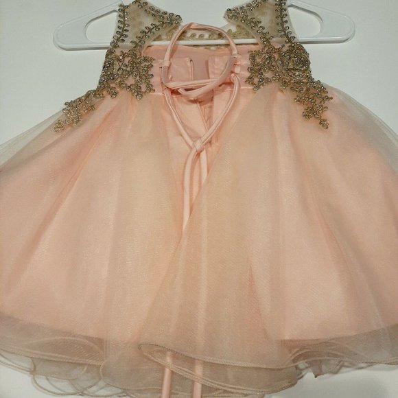 TIP TOP Hand Beaded Bridal Dress Lovely Gown Size 12M - Picture 2 of 4